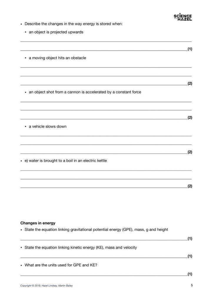 The Perfect Answer Workbook (INCLUDING ANSWERS) – AQA GCSE Physics 9-1 ...