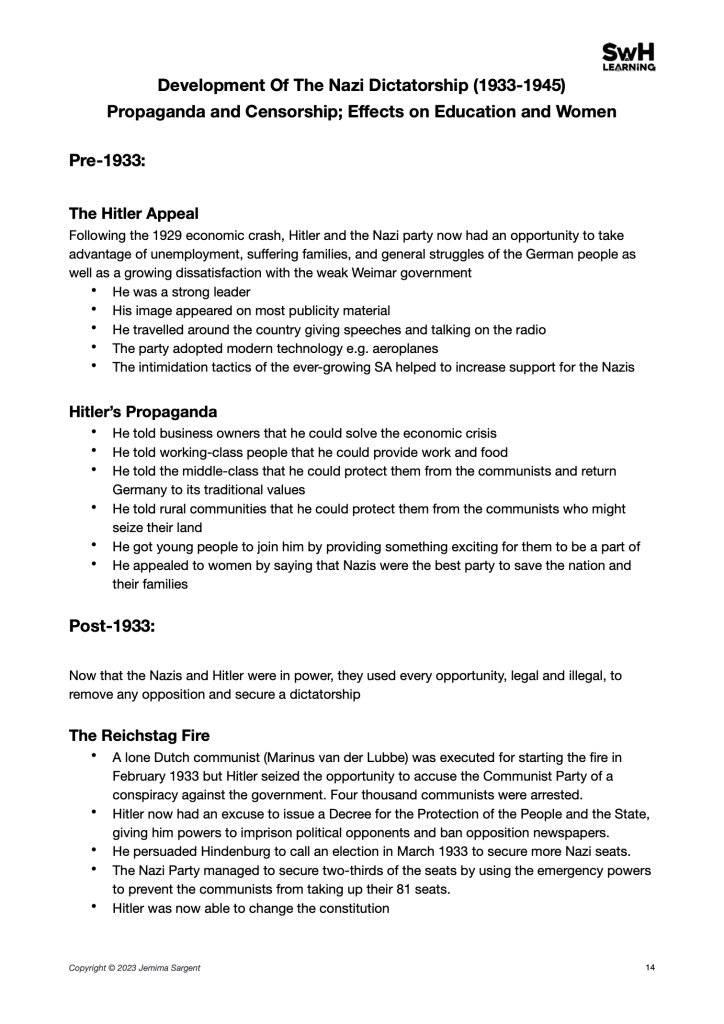 The Perfect Companion To… Germany 191845 Development Of Dictatorship